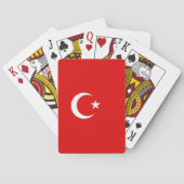Türkische Flagge Spielkarten (Rückseite)