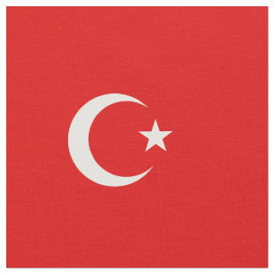 Türkische Flagge Stoff