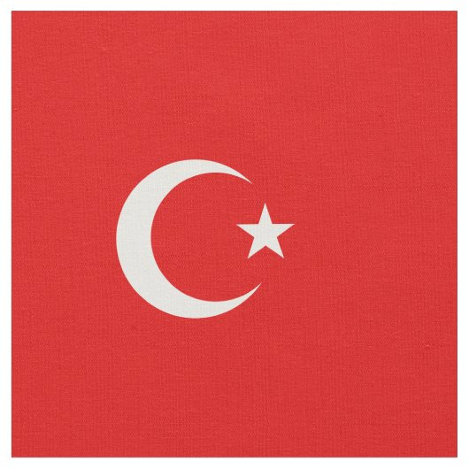 Türkische Flagge Stoff (Nahaufnahme)