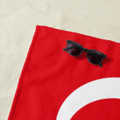 Türkische Flagge Strandtuch (Beispiel)