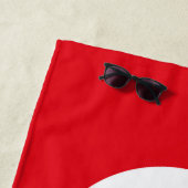 Türkische Flagge Strandtuch (Beispiel)