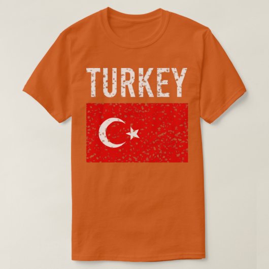 Türkische Flagge T-Shirt (Design vorne)