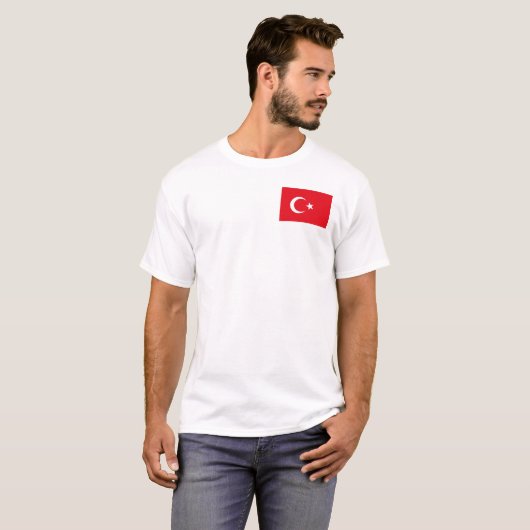 Türkische Flagge T-Shirt (Vorne ganz)