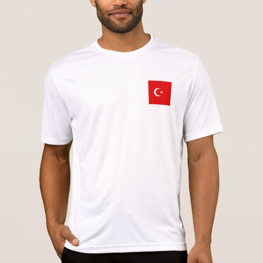 Türkische Flagge T-Shirt (Vorderseite)