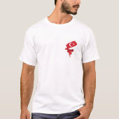 Türkische Flagge T-Shirt (Vorderseite)