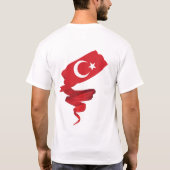 Türkische Flagge T-Shirt (Rückseite)