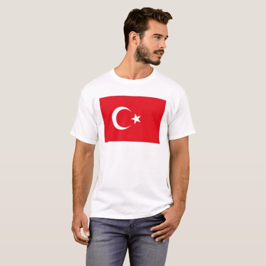 Türkische Flagge T-Shirt (Vorne ganz)