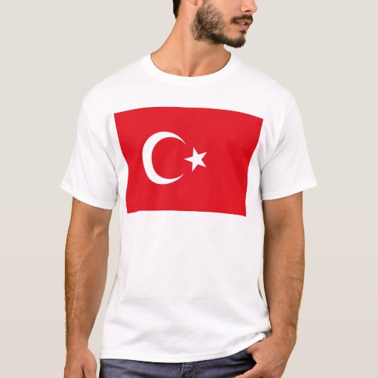 Türkische Flagge T-Shirt (Vorderseite)