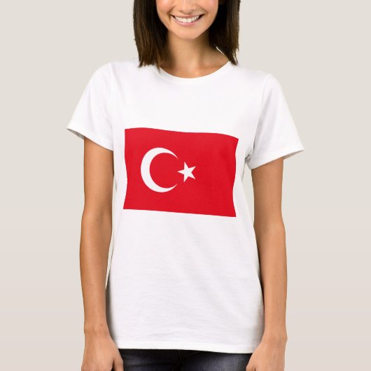 Türkische Flagge T-Shirt (Vorderseite)