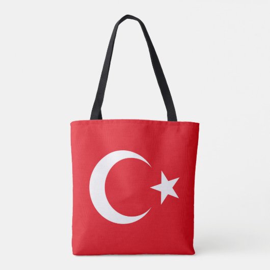 Türkische Flagge Tasche (Rückseite)