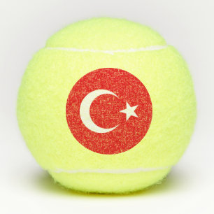 Türkische Flagge Tennisbälle