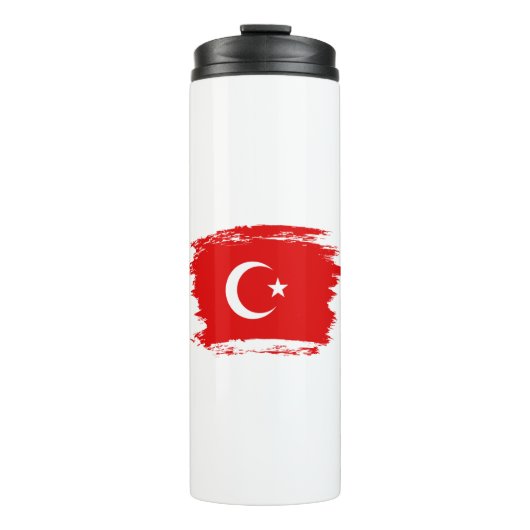 Türkische Flagge Thermosbecher (Vorderseite)
