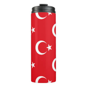 Türkische Flagge Thermosbecher