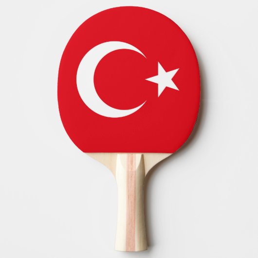 Türkische Flagge Tischtennis Schläger (Vorderseite)