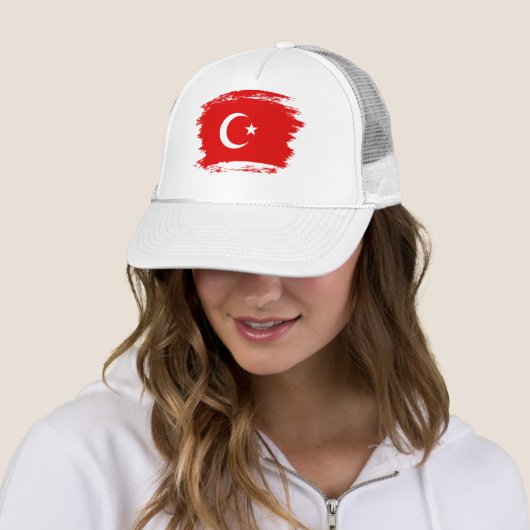Türkische Flagge Truckerkappe (Beispiel)