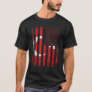 Türkische Flagge Türkei Amerika Prix Heritag T-Shirt