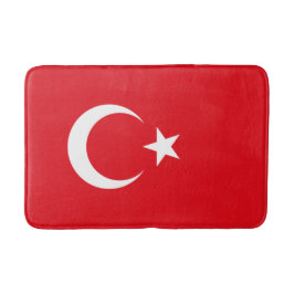 Türkische Flagge (Türkei) Badematte