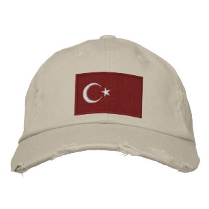 Türkische Flagge Türkei Bestickte Baseballkappe