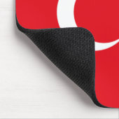 Türkische Flagge (Türkei) Mousepad (Ecke)