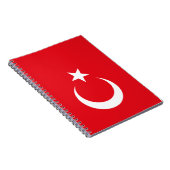 Türkische Flagge (Türkei) Notizblock (Rechte Seite)
