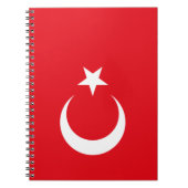Türkische Flagge (Türkei) Notizblock (Vorderseite)