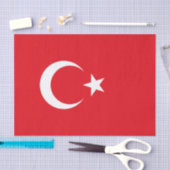 Türkische Flagge (Türkei) Seidenpapier (Handwerk)