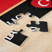 Türkische Flagge / Türkisches Land / Türkei Puzzle (Seite)