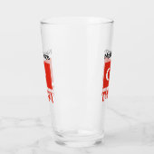 Türkische Flagge und Türkei Personalisiert Glas (Links)