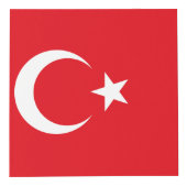 Türkische Flagge Würfel (Rechts)