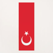 Türkische Flagge Yogamatte (Vorderseite)