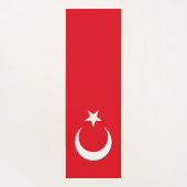 Türkische Flagge Yogamatte (Rückseite)