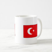 Türkische Flaggen-T - Shirts und Geschenke Kaffeetasse (VorderseiteRechts)