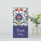 Türkische Fliese Dankeschön Karte (Stehend Vorderseite)