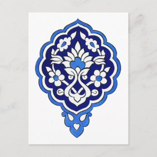 Türkische Fliese Postkarte
