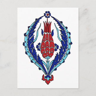 Türkische Fliese Postkarte