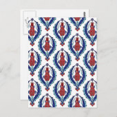 Türkische Fliese Postkarte (Vorne/Hinten)