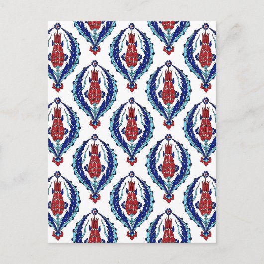 Türkische Fliese Postkarte (Vorderseite)