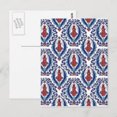 Türkische Fliese Postkarte (Vorne/Hinten)
