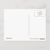 Türkische Fliese Postkarte (Rückseite)