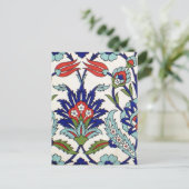 Türkische Fliese Postkarte (Stehend Vorderseite)