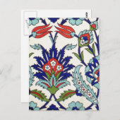 Türkische Fliese Postkarte (Vorne/Hinten)