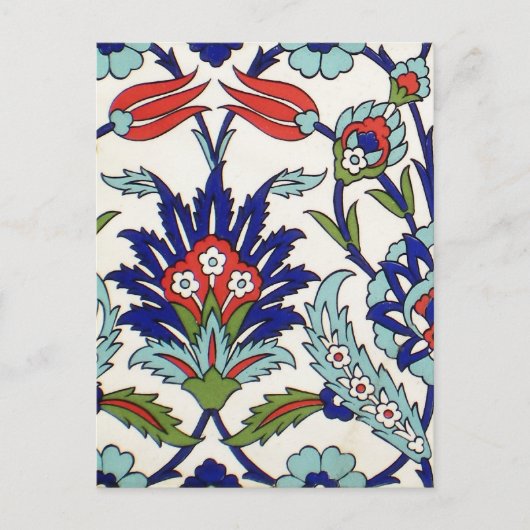Türkische Fliese Postkarte (Vorderseite)