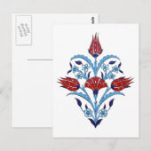 Türkische Fliese Postkarte (Vorne/Hinten)