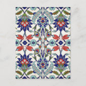 Türkische Fliese Postkarte (Vorderseite)