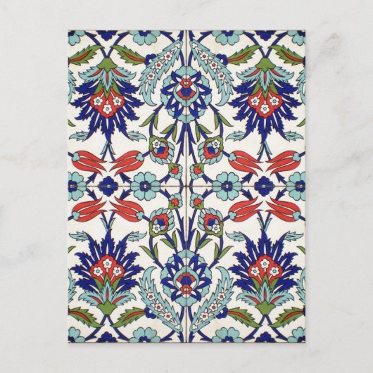 Türkische Fliese Postkarte (Vorderseite)