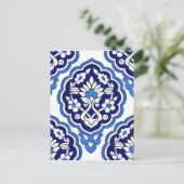 Türkische Fliese Postkarte (Stehend Vorderseite)