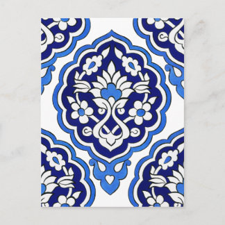 Türkische Fliese Postkarte