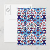 Türkische Fliese Postkarte (Vorne/Hinten)