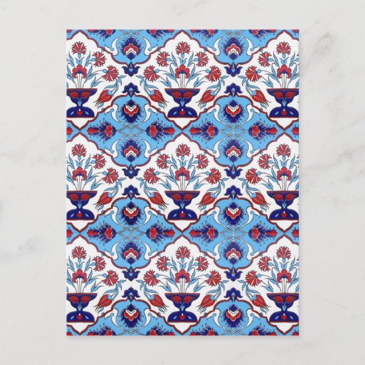 Türkische Fliese Postkarte (Vorderseite)