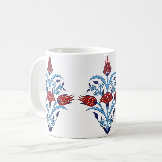 Türkische Fliese Tasse (Vorderseite Links)